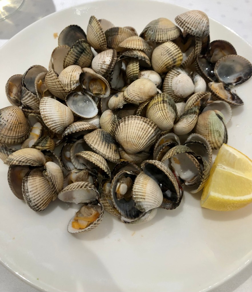 Berberechos al vapor-Marisquería Penalty-Talavera de la Reina