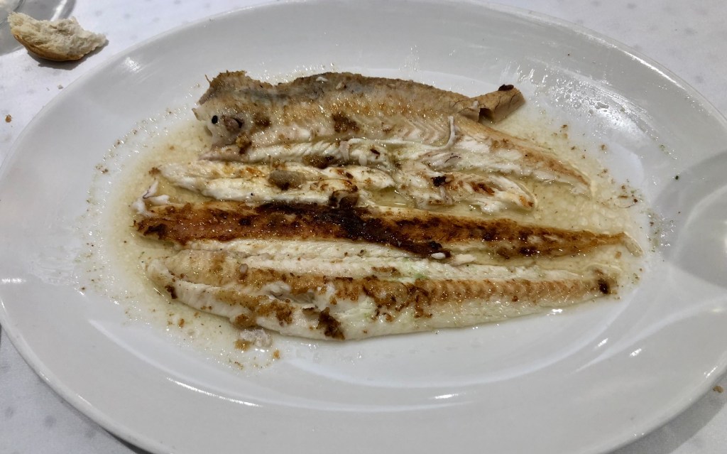 Lenguado a la parrilla-Marisquería Penalty-Talavera de la Reina