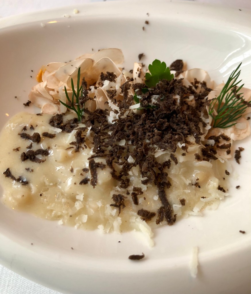 Risotto de navajas con parmesano y trufa-Restaurante Clos
