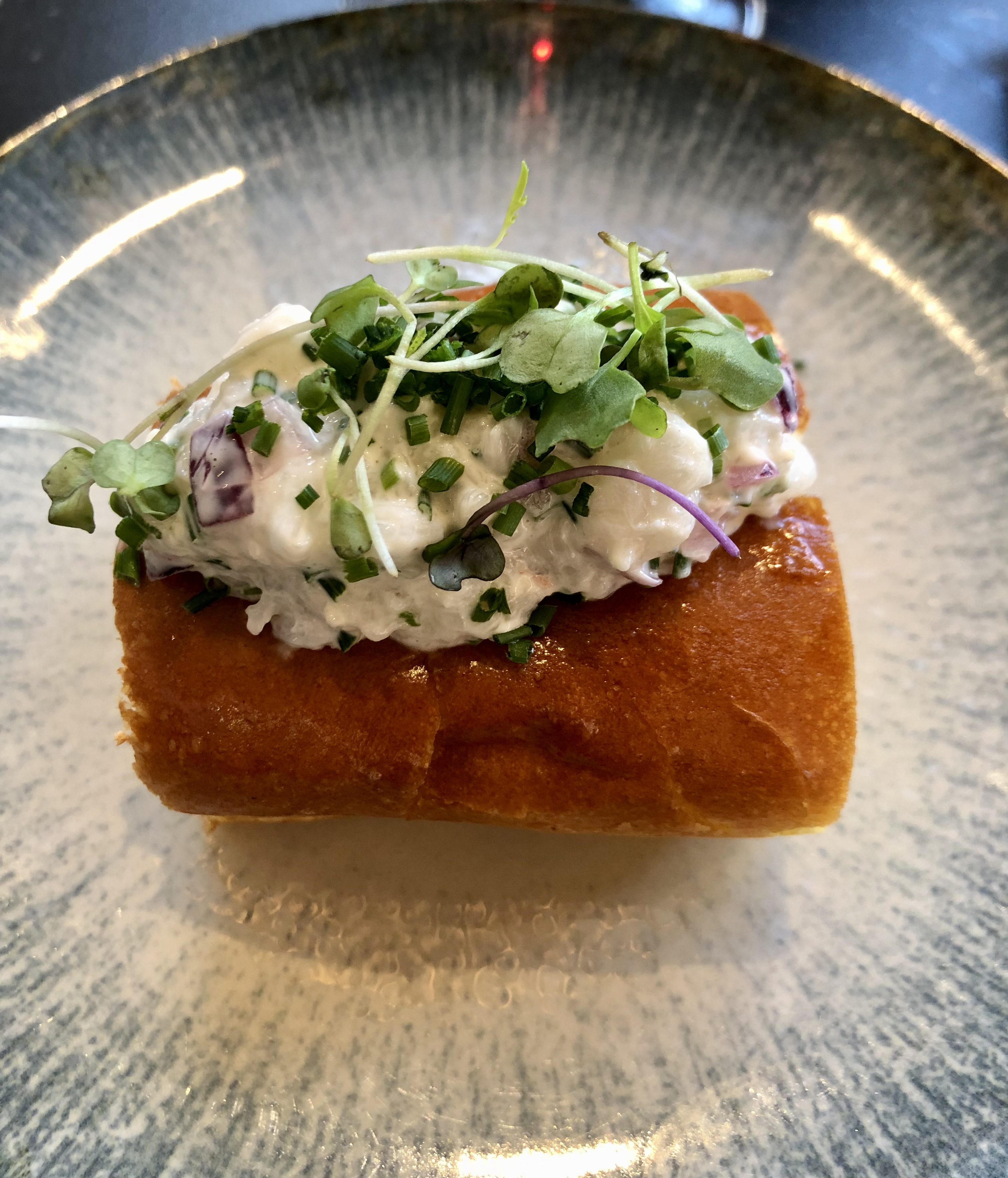 Tartar de cigala con mayonesa cítrica, Restaurante Divino Tinto